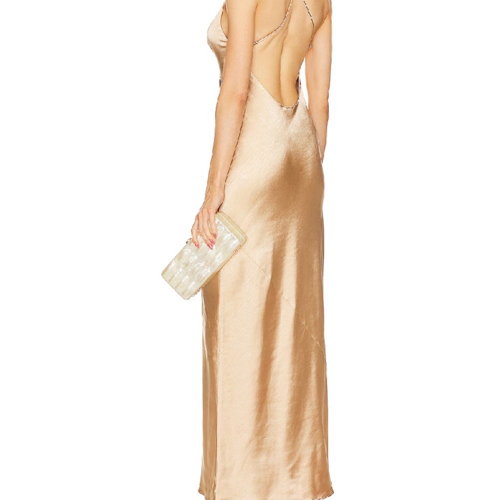 L'Academie Imogen Maxi Dress in Champagne